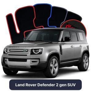 Velúrové autokoberce OMEVO pre Land Rover Defender 2 gen SUV (2020-2025)