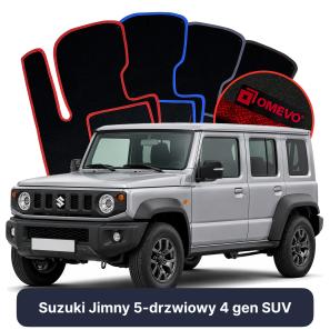 Velúrové autokoberce OMEVO pre Suzuki Jimny 5-dverový 4 gen SUV (2018-2025)