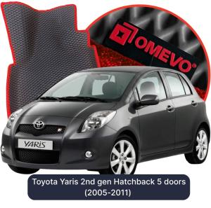 OMEVO 5D Pro Autokoberce do Toyota Yaris 2 gen Hatchback 5 dverí (2005-2011)