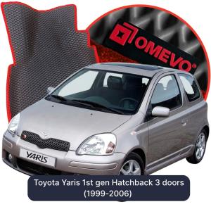 OMEVO 5D Pro Autokoberce do Toyota Yaris 1. gen Hatchback 3 dvere (1999-2006)