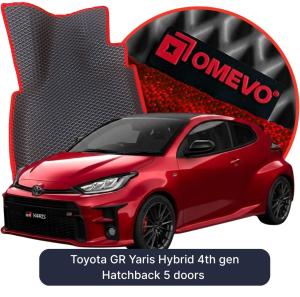OMEVO 5D Pro Autokoberce do Toyota GR Yaris Hibrid 4. gen Hatchback 5 dverí (2020-2026)
