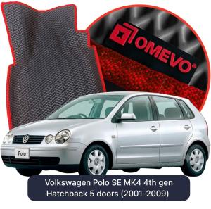 OMEVO 5D Pro Autokoberce do Volkswagen Polo SE MK4 4. gen Hatchback 5 dverí (2001-2009)