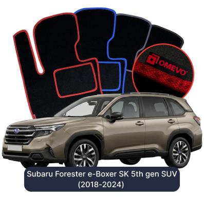 Velúrové autokoberce OMEVO pre Subaru Forester e-Boxer SK 5. gen SUV (2018-2024)