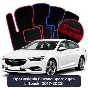 Velúrové autokoberce OMEVO pre Opel Insignia B Grand Sport  2 gen Liftback (2017-2022)