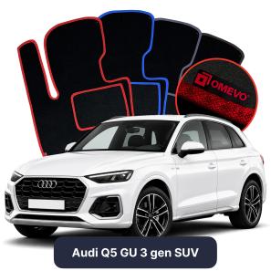 Velúrové autokoberce OMEVO pre Audi Q5 GU 3 generácie SUV (2024-2025)