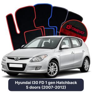 Velúrové autokoberce OMEVO pre Hyundai I30 FD 1 gen Hatchback 5 dverí (2007-2012)
