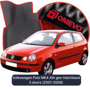 OMEVO 5D Pro Autokoberce do Volkswagen Polo MK4 4. gen Hatchback 3 dvere (2001-2009)