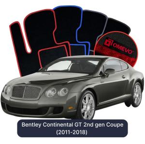 Velúrové autokoberce OMEVO pre Bentley Continental GT 2 gen Kupé (2011-2018)