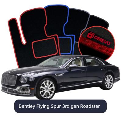 Velúrové autokoberce OMEVO pre Bentley Flying Spur 3 gen Roadster (2019-2025)