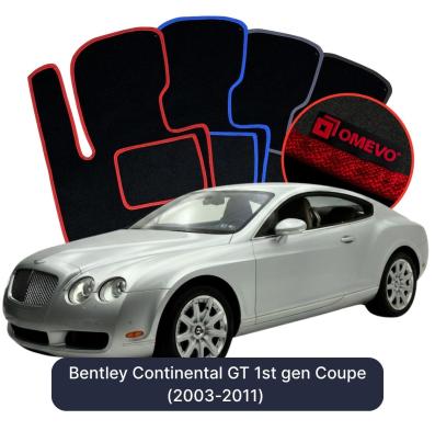 Velúrové autokoberce OMEVO pre Bentley Continental GT 1 gen Kupé (2003-2011)