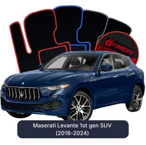 Velúrové autokoberce OMEVO pre Maserati Levante 1 gen SUV (2016-2024)
