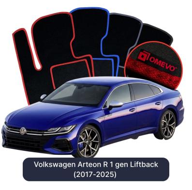 Velúrové autokoberce OMEVO pre Volkswagen Arteon R 1 gen Liftback (2017-2025)