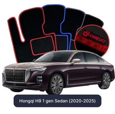 Velúrové autokoberce OMEVO pre Hongqi H9 1 gen Sedan (2020-2025)