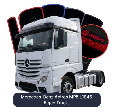 Velúrové autokoberce OMEVO pre Mercedes-Benz Actros MP5 L1845 5 gen Nákladné vozidlo (2019-2025)