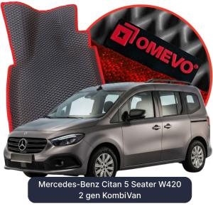 OMEVO 5D Pro Autokoberce do Mercedes-Benz Citan 5 mest W420 2 gen KombiVan (2021-2026)