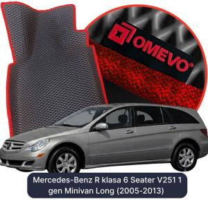 OMEVO 5D Pro Autokoberce do Mercedes-Benz R klasa 6 mest V251 1 gen Minivan Long (2005-2013)