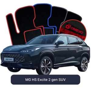Velúrové autokoberce OMEVO pre MG HS Excite 2 gen SUV (2024-2025)