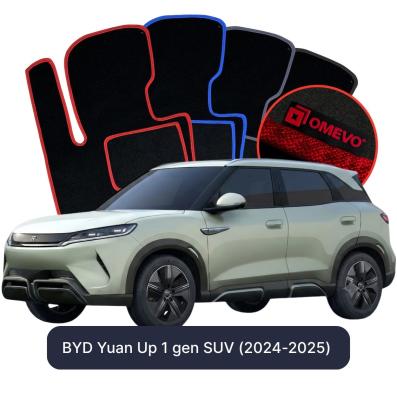 Velúrové autokoberce OMEVO pre BYD Yuan Up 1 gen SUV (2024-2025)