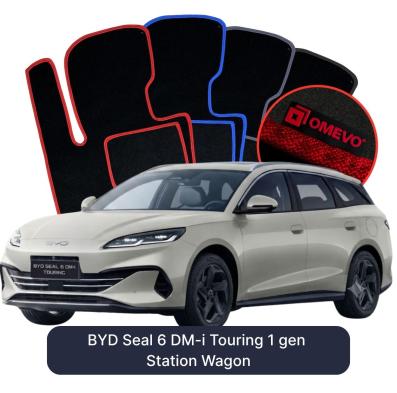 Velúrové autokoberce OMEVO pre BYD Seal 6 DM-i Touring 1 gen Kombi (2024-2026)
