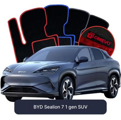 Velúrové autokoberce OMEVO pre BYD Sealion 7 1 gen SUV (2024-2025)