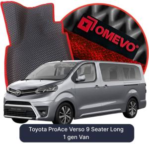 OMEVO 5D Pro Autokoberce do Toyota ProAce Verso 9 mest Long 1 gen Van (2016-2026)