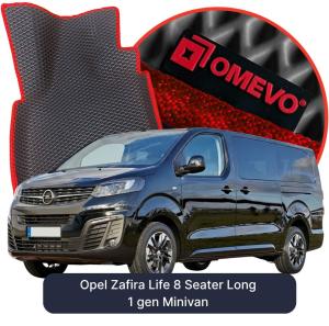OMEVO 5D Pro Autokoberce do Opel Zafira Life 8 mesta Long 1 gen Minivan (2019-2026)