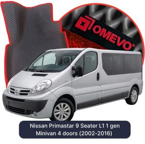 OMEVO 5D Pro Autokoberce do Nissan Primastar 9 mest L1 1 gen Minivan 4 dvere (2002-2016)