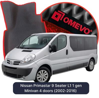 EVA autokoberce OMEVO pre Nissan Primastar 9 mest L1 1 gen Minivan 4 dvere (2002-2016)