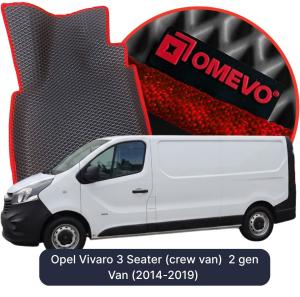 OMEVO 5D Pro Autokoberce do Opel Vivaro 3 mesta (osádkové vozidlo) 2 gen Van (2014-2019)