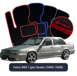 Velúrové autokoberce OMEVO pre Volvo 960 1 gen Sedan (1990-1998)