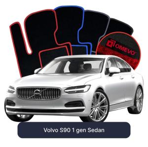 Velúrové autokoberce OMEVO pre Volvo S90 1 gen Sedan (2016-2025)