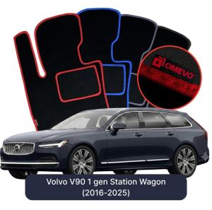 Velúrové autokoberce OMEVO pre Volvo V90 1 gen Kombi (2016-2025)