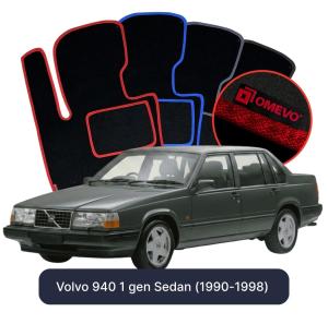 Velúrové autokoberce OMEVO pre Volvo 940 1 gen Sedan (1990-1998)