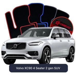 Velúrové autokoberce OMEVO pre Volvo XC90 4-miestny 2 gen SUV (2015–2025)
