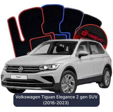 Velúrové autokoberce OMEVO pre Volkswagen Tiguan Elegance 2 gen SUV (2016-2023)