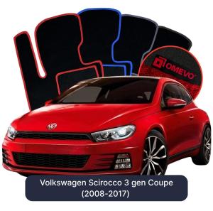 Velúrové autokoberce OMEVO pre Volkswagen Scirocco 3 gen Kupé (2008-2017)