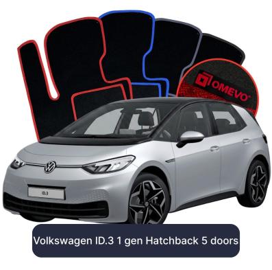 Velúrové autokoberce OMEVO pre Volkswagen ID.3 1 gen Hatchback 5 dverí (2019-2025)