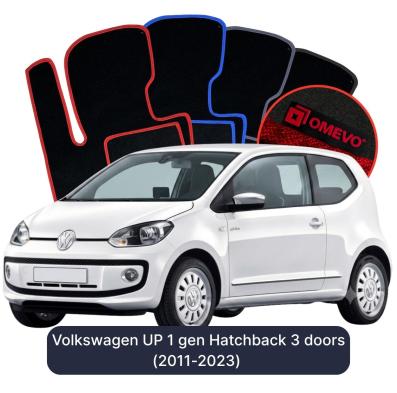 Velúrové autokoberce OMEVO pre Volkswagen UP 1 gen Hatchback 3 dvere (2011-2023)