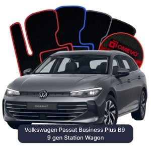 Velúrové autokoberce OMEVO pre Volkswagen Passat Business Plus B9 9 gen Kombi (2024-2025)