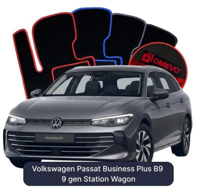 Velúrové autokoberce OMEVO pre Volkswagen Passat Business Plus B9 9 gen Kombi (2024-2025)