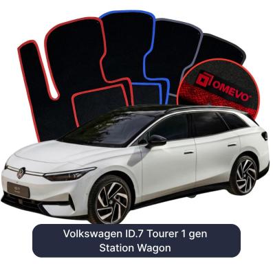 Velúrové autokoberce OMEVO pre Volkswagen ID.7 Tourer  1 gen Kombi (2023-2025)
