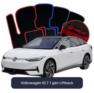 Velúrové autokoberce OMEVO pre Volkswagen ID.7 1 gen Liftback (2023-2026)