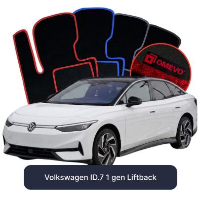 Velúrové autokoberce OMEVO pre Volkswagen ID.7 1 gen Liftback (2023-2026)
