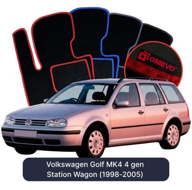 Velúrové autokoberce OMEVO pre Volkswagen Golf MK4 4 gen Kombi (1998-2005)