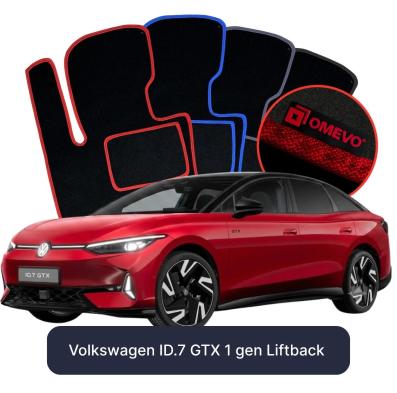 Velúrové autokoberce OMEVO pre Volkswagen ID.7 GTX 1 gen Liftback (2023-2026)