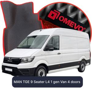 OMEVO 5D Pro Autokoberce do MAN TGE 9 mest L4 1 gen Van 4 dvere (2017-2026)