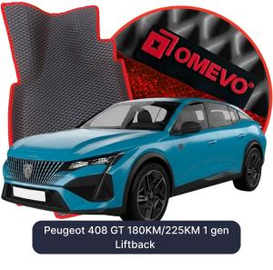 OMEVO 5D Pro Autokoberce do Peugeot 408 GT 180KM/225KM 1 gen Liftback (2022-2026)