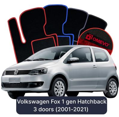 Velúrové autokoberce OMEVO pre Volkswagen Fox 1 gen Hatchback 3 dvere (2001-2021)