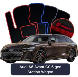 Velúrové autokoberce OMEVO pre Audi A6 Avant C9 6 gen Kombi (2024-2025)
