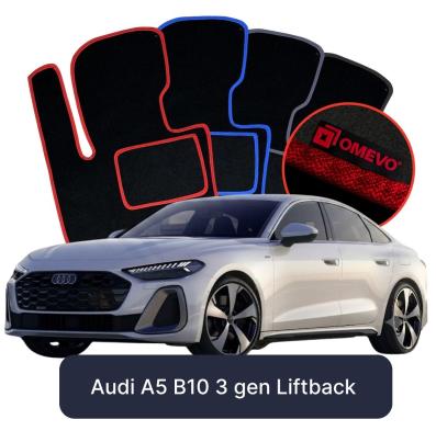Velúrové autokoberce OMEVO pre Audi A5 B10 3 gen Liftback (2024-2025)